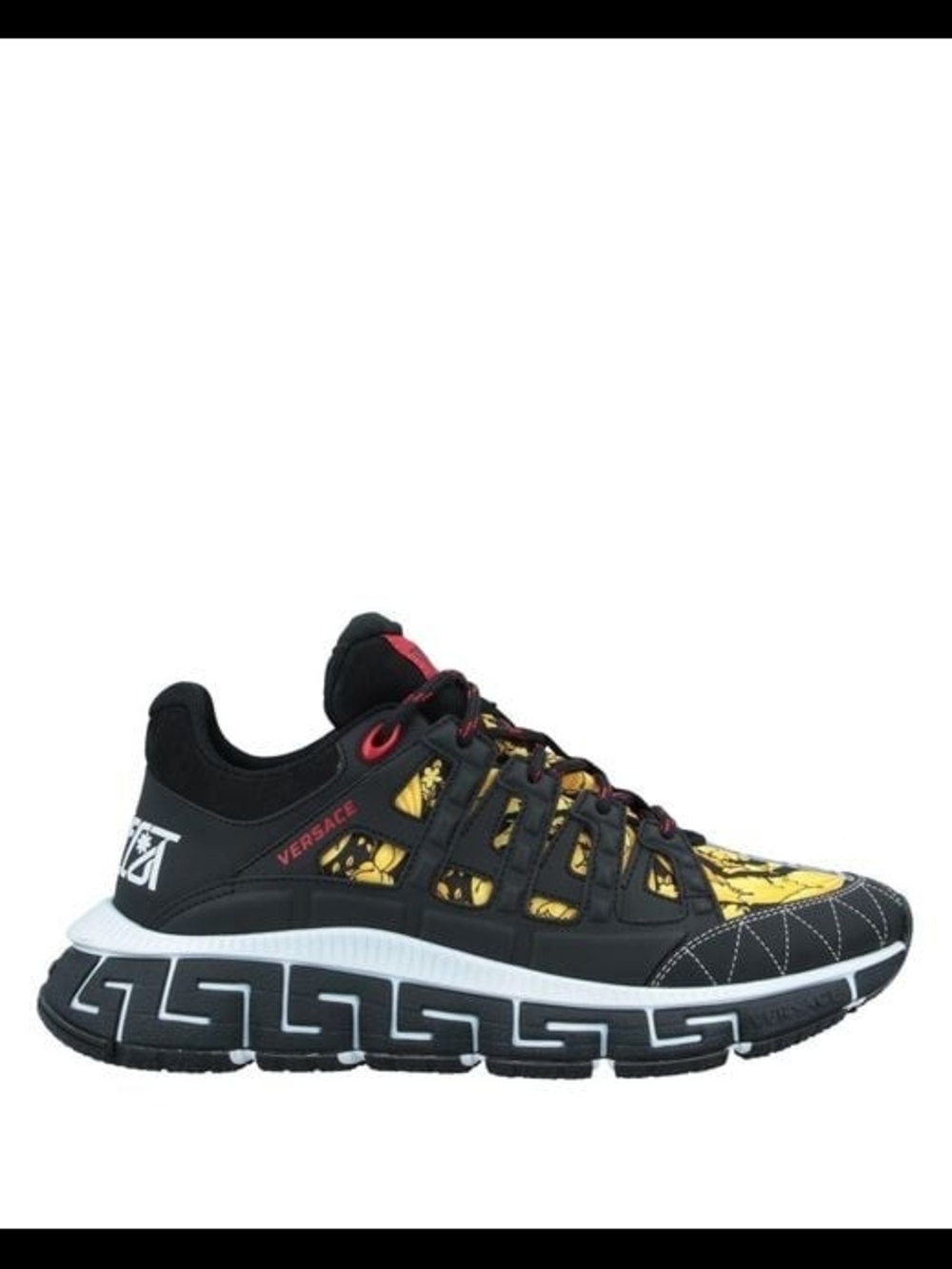 Versace Black & Yellow Chain Reaction Sneaker